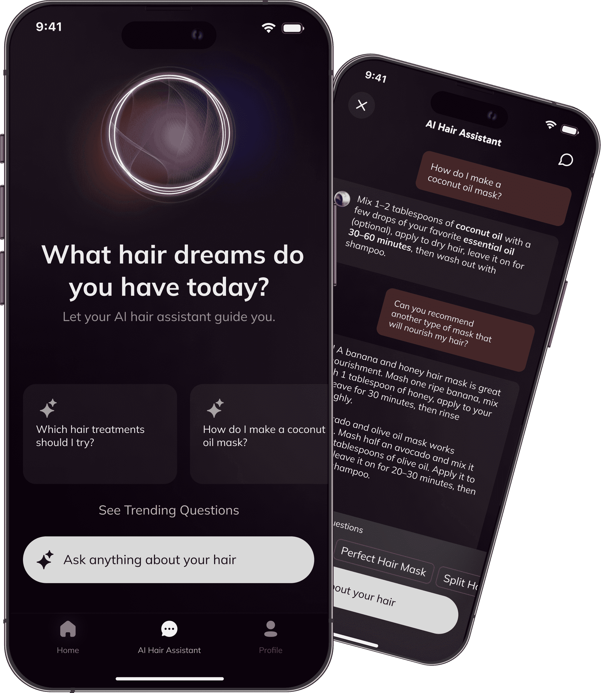 Hair App Screenshots